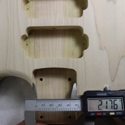 Unfinished Poplar HHH guitar body - fits Fender Strat Stratocaster neck Floyd Rose J940 image 9
