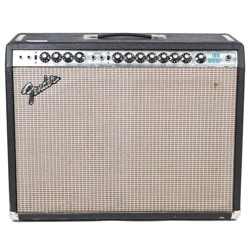 Fender 1976 Silverface Twin Reverb Owned By Billie Joe Armstrong Of Green Day image 1