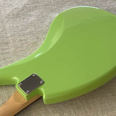 2023 Eastwood SG2C Flying Banana Green Finish Bizarre Guitar Yamaha Copy image 14
