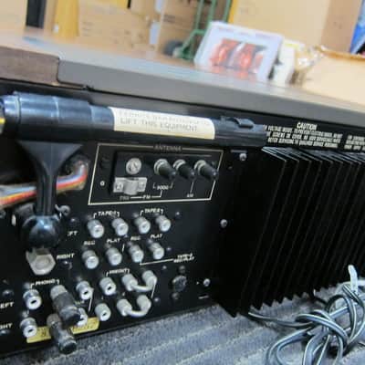 Vintage Sansui 9090DB Top Line Vintage Analoge Am/Fm Stereo Receiver, Wood Cab, 1970s, JAPAN, Ex Sound, Beauty, 125WPC 1970s Silver/Wood image 9