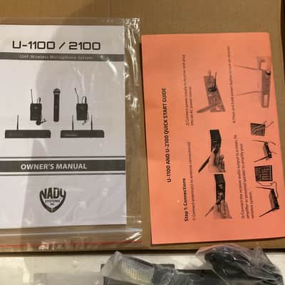 Nady UHF Wireless Microphone System U-2100-LT-GT-FBA image 8