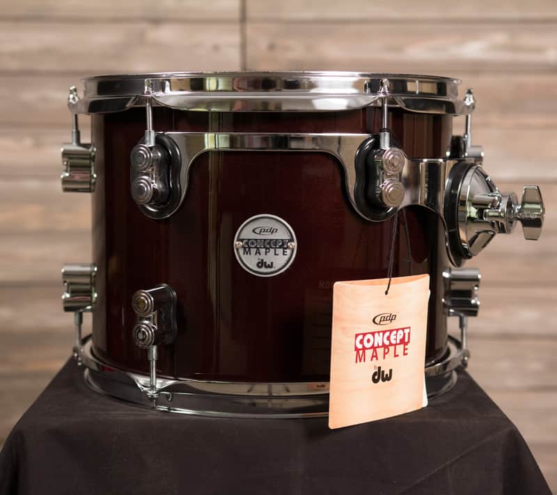 PDP PDCM0912STTW Concept Maple Series 9x12" Mounted Tom image 1
