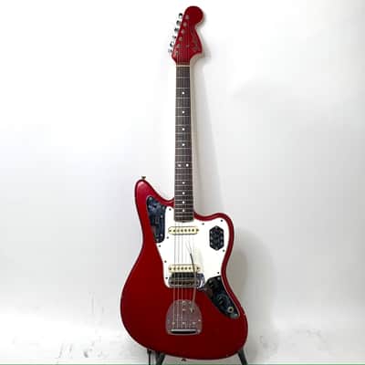 Fender Jaguar 1966 - Candy Apple Red Matched Headstock image 4