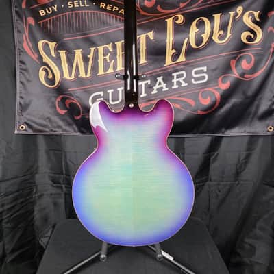 Epiphone ES-335 Figured 2020 - Present - Blueberry Burst *Repaired* image 5