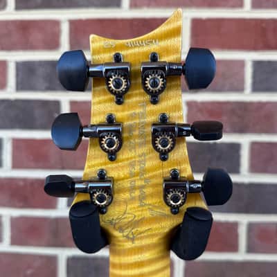 PRS Private Stock McCarty 594 Semi-Hollow Tremolo, Sandstorm Dragon's Breath, East Coast Wide Flame Maple Top, Black Limba Body, Curly Maple Neck, Brazilian Rosewood Fretboard image 9
