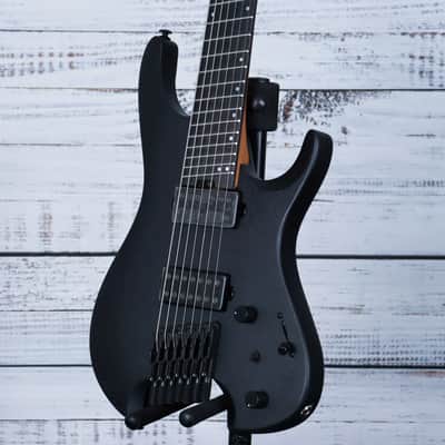 Ibanez QX527 Q Standard Headless 7-String Electric Guitar w/Bag | Weathered Black image 5