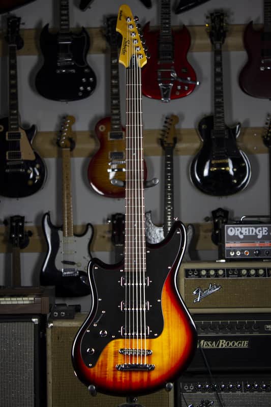 Lefty Left-handed Schecter Hellcat VI LH 2010 Sunburst image 1
