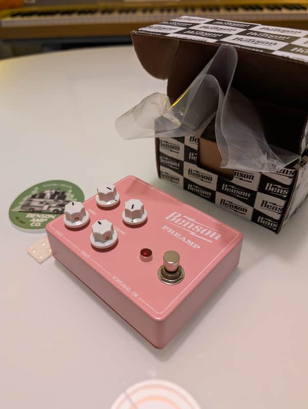 Rare Benson Amps Preamp - Palen Pink image 1