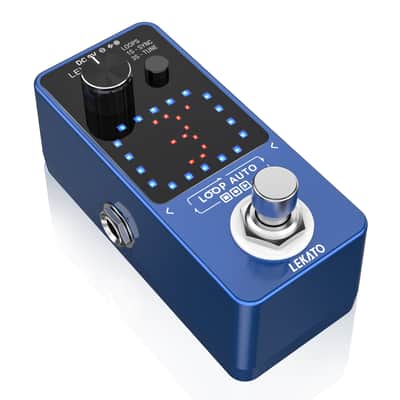 LEKATO Looper Guitar Effect Pedal 18 Mins 3 Slot Wave Loop Record USB image 3