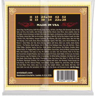 ERNIE BALL 2012 Earthwood 12-Str. Bronze Med 11-52 Saiten für Akustikgitarre (Medium) image 2