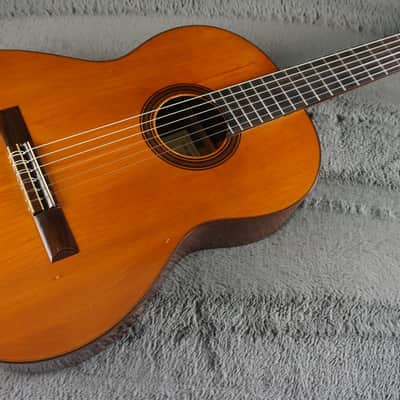 Teruaki Nakade No. 20 Classical Guitar 1964 Tokyo Handmade w/ Hard Case – Refret, Crack Repair, Setup image 4