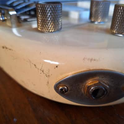 Greco Guitar Device w/Spirit Energy bass active MIJ '80s - white image 15