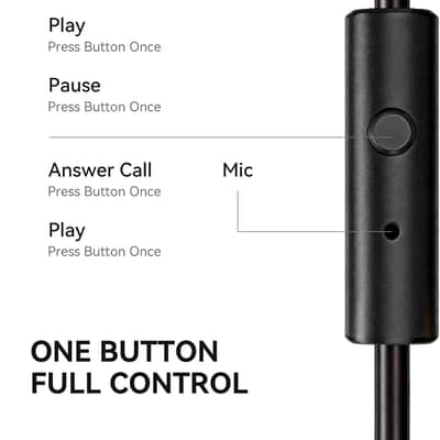 Wired Over-Ear Studio Headphones – Hi-Res 50mm Drivers with 3.5mm & 6.35mm Dual Jack for Recording, Mixing, DJ & Monitoring image 4