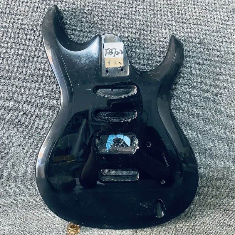 Black HSS Basswood Guitar DIY Project Body image 1
