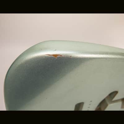 Guitar Mill S-Style Body / Alder / 3 lbs. 9 oz. / Nitrocellulose 'Firemist Silver'/ Light Relic (#GIN-4119) image 6