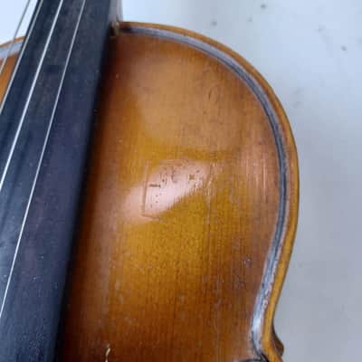 Karl Knilling 1799 4/4 Mittenwald Germany Violin Vintage 50s-60s +Aubert Bridge image 16