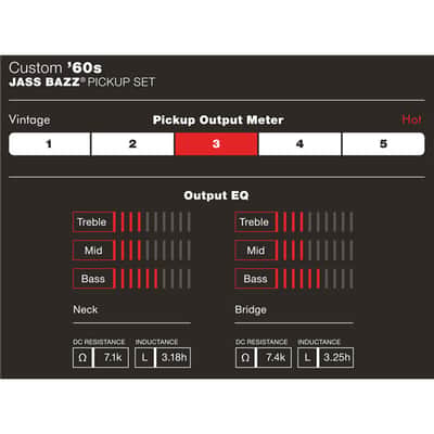 Fender Custom Shop '60s Jazz/J-Bass Pickup Set - Black - 099-2101-000 image 5