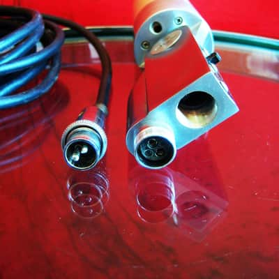 Vintage RARE 1960's Turner 466 dynamic microphone High Z Satin Chrome w XLR cable 33D 22D 77A # 4 image 12