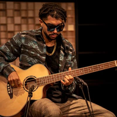 Ortega D7CE-4 Deep Series 7 Spruce Top Medium Scale 4-String Acoustic-Electric Bass Guitar image 19