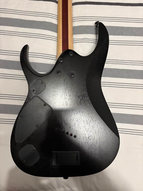 Ibanez RGDIM6FM-CLF Iron Label 2018 - Cerulean Blue Burst Flat
