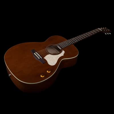 Art & Lutherie #047710 - LEGACY Havana Brown Q-Discrete Acoustic-Electric Guitar image 4