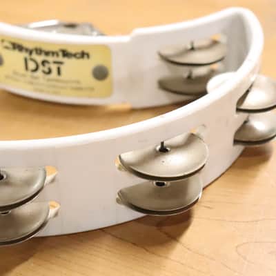 RhythmTech DST White Mountable Tambourine image 3