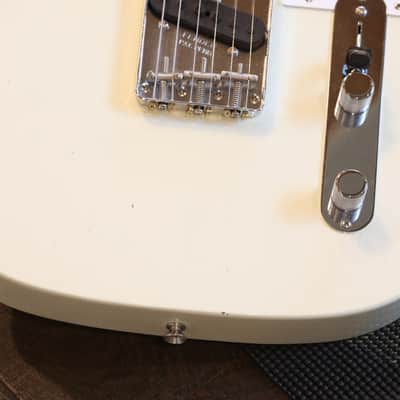 Unplayed! 2025 Fender Custom Shop Jimmy Page Mirrored Telecaster Electric Guitar White Blonde + COA OHSC image 4
