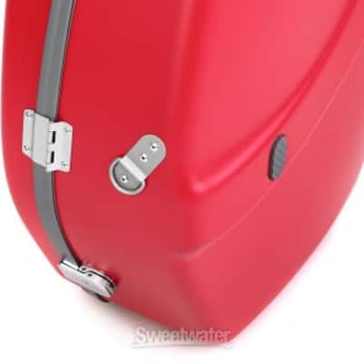 BAM Graffiti Hightech Slim Cello Case - Red Raspberry with Silver Seal (GrafHTSCloRd1) image 5