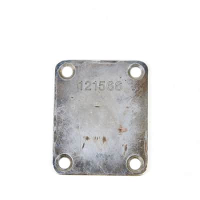 Vintage 4-Bolt Neck Plate for Fender Stratocaster/Telecaster/Jaguar/Jazzmaster ~Killer RELIC~ Nickel Aged Plate