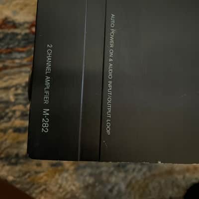 Onkyo 2 channel amplifier M282 2014 Black image 2