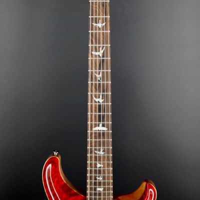 PRS Limited Edition Custom 24 Mango Top 2026 - FIRE RED BLACK FADE image 3
