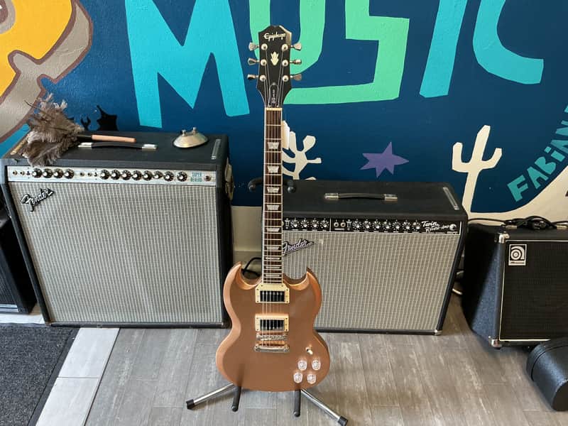 Epiphone SG Muse 2020 - 2025 - Smoked Almond Metallic used image 1
