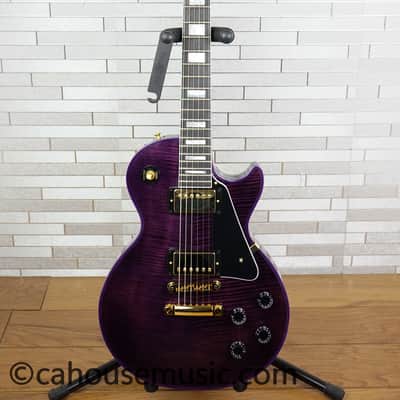 Gibson Custom Shop Les Paul Custom Figured - Purple Widow image 13