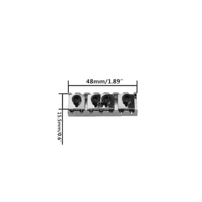 Floyd Rose 7 String Guitar Top mount Design 48mm Locking Nut Chrome for Floyd Rose String System image 3