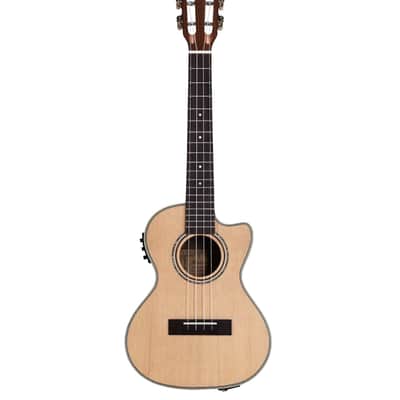 Alvarez AU70TCE Artist Tenor Cutaway Acoustic-Electric Ukulele (Natural Satin) image 2