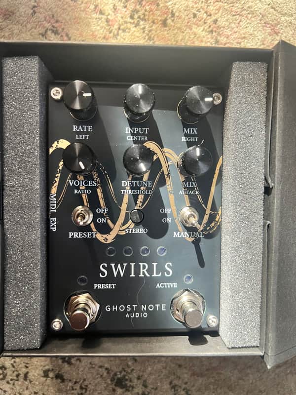 Ghost Note Audio Swirls 2025 - Black | Reverb