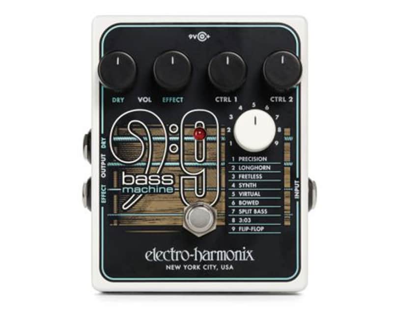 Electro-Harmonix BASS9 Bass Machine Pedal - Open Box image 1