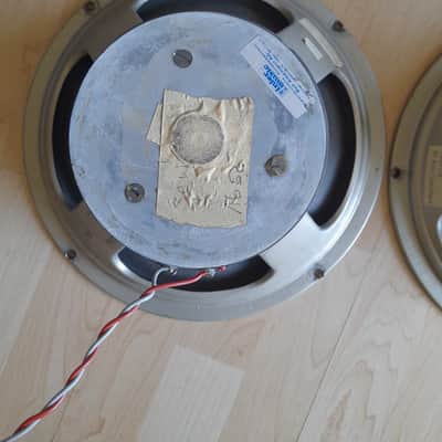 December 1970 Celestion G12H T1234 Pulsonic pre-Rola 12 inch speaker pair image 4