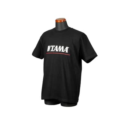 Tama Logo T-Shirt Black w/Red Line Small image 4