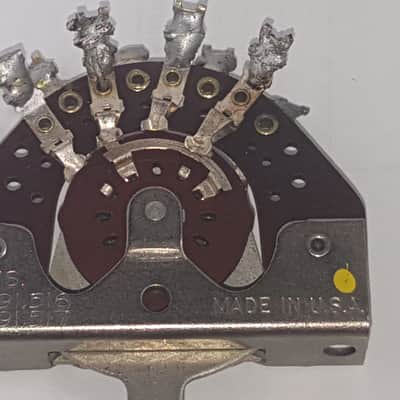 1950 CRL 1454 Fender Telecaster Stratocaster Esquire 3 way Centralab switch w/ 2 pat. # image 2