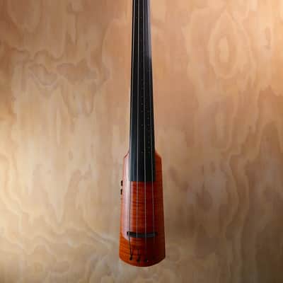 NS Design WAV4 Electric Upright Bass Amberburst Gloss – Very Good Condition image 3