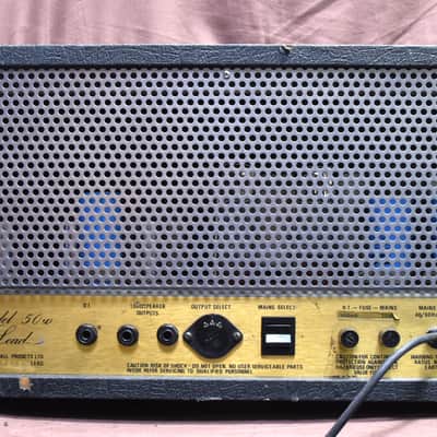 Marshall JCM 800 Lead Series Model 2204 50-Watt Master Volume Mk2 Head 1987 - Black image 8