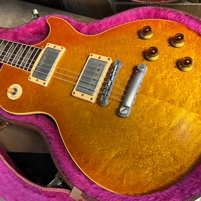 1992 Gibson Custom Shop 1960 RI Les Paul Tom Murphy Birdseye Maple Top Sunburst image 22