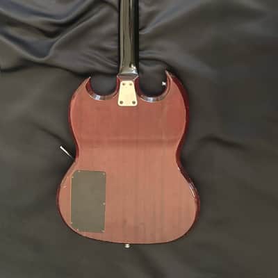 Hofner 174 SG Style Guitar - Model 513 Single Coil Pickups - Lots of Nicks and Dings and Finish Creases - Solid Player - 1972 image 4