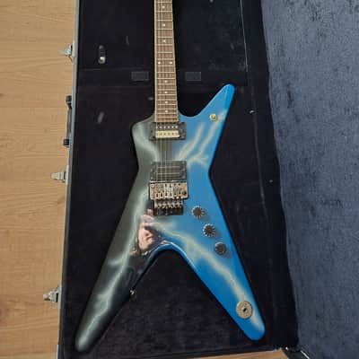Dean Dimebag Dean from Hell CFH lightning bolt graphic + original hardshell case image 1