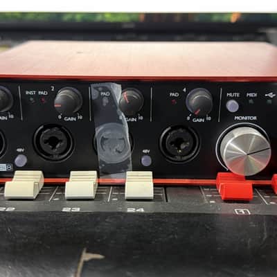 Focusrite Scarlett 18i8 2nd Gen USB Audio Interface 2016 - 2018 - Red / Black image 1