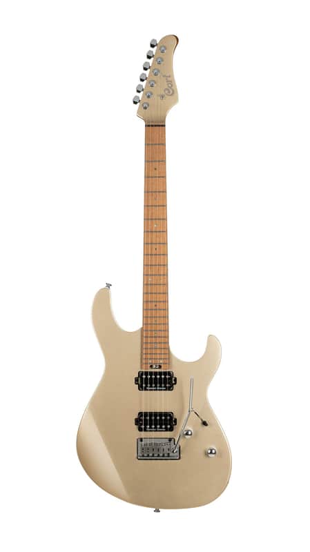 Cort G Series 300 Pro Double Cutaway Electric Guitar - Metallic Gold image 1