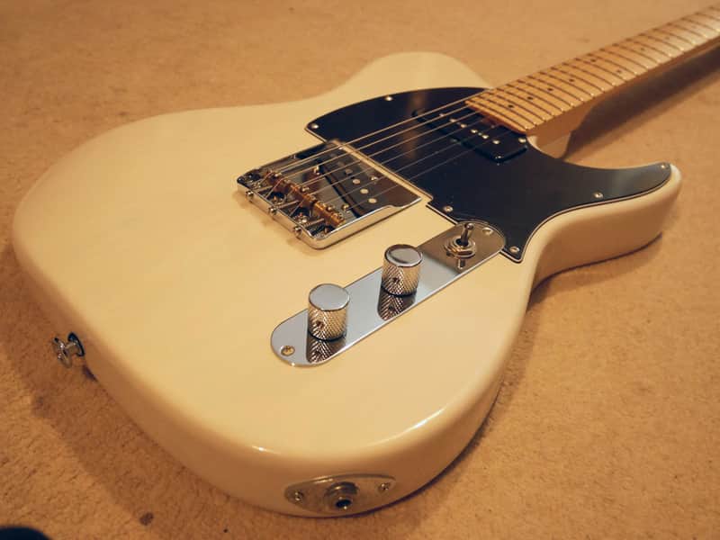Bacchus Tactics White Blond Hand Made Telecaster Tele Type w/ P90 MIJ image 1