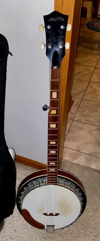 Unbranded 5 String Banjo Korea(?) Missing Logo image 1