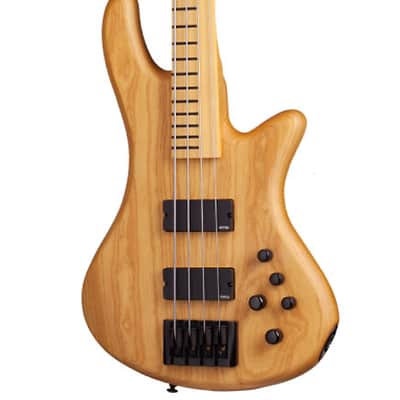 Schecter Stiletto Session-4 FL Aged Natural Satin ANS Fretless B-Stock image 2